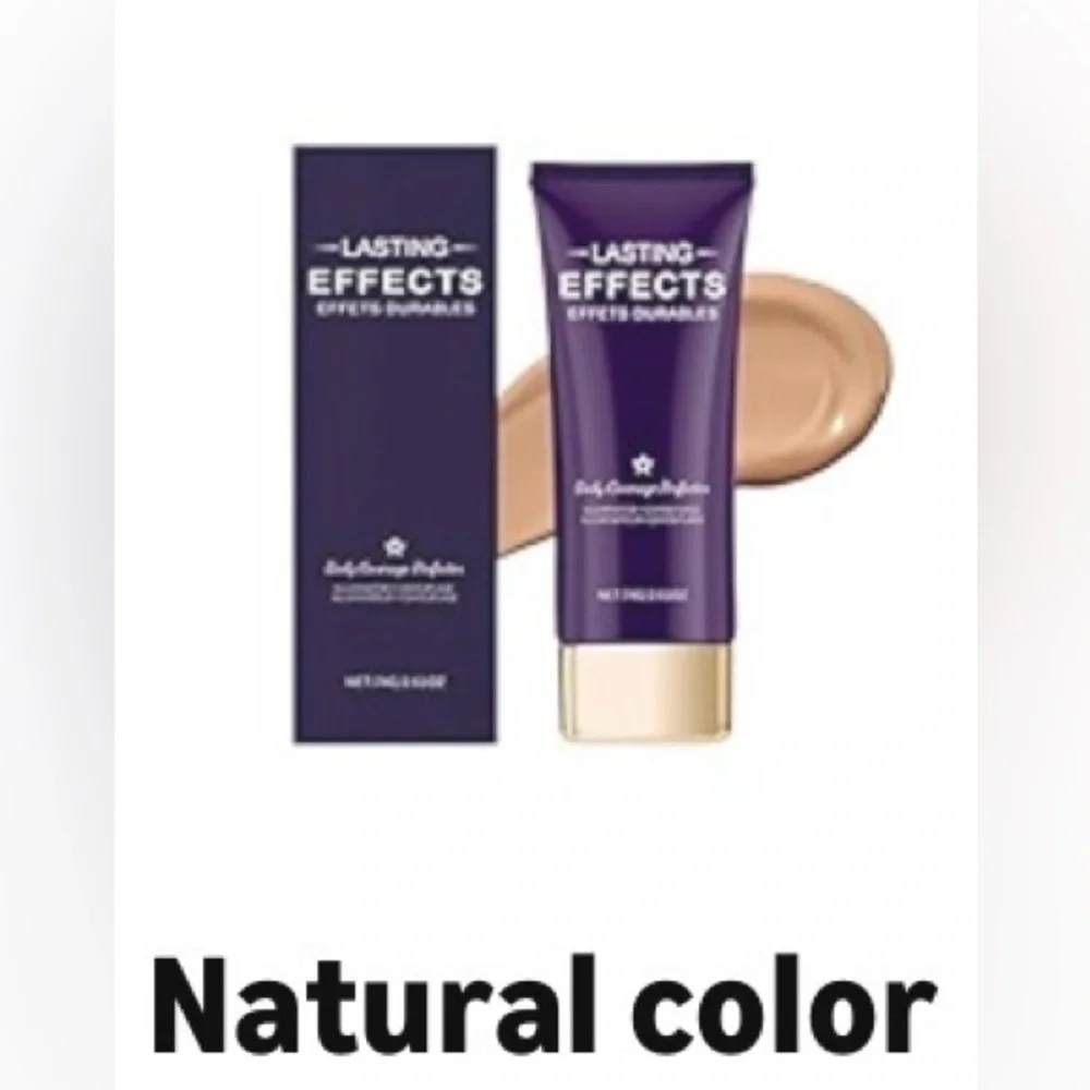NEW 2-in-1 Body Camouflage & Illuminator Coverage Perfector Brush Natural color
